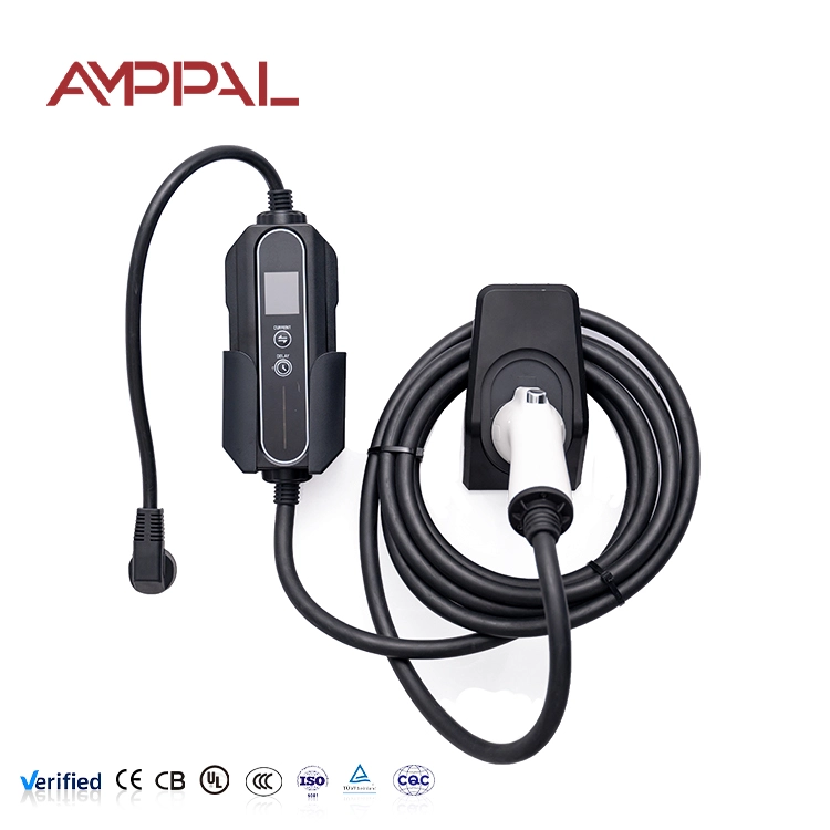 شارژر AC EV قابل حمل 11 کیلوواتی با طراحی اکریلیک برای شارژ مسافرتی و منزل