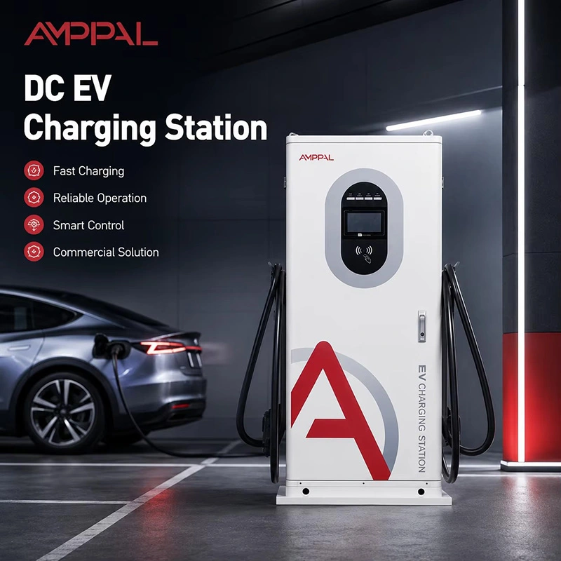 ایستگاه شارژ یکپارچه DC EV تجاری 40 کیلووات برای پارکینگ عمومی